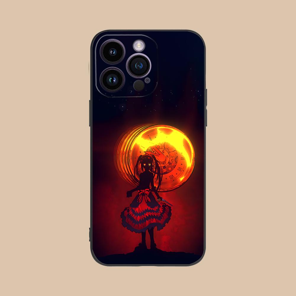 Чехол для телефона Kurumi Tokisaki из Date a Live для iPhone 17 16 15 14 13 12 11 X XR XS 8 7 Pro Max Plus Mini Цветной Защитный чехол