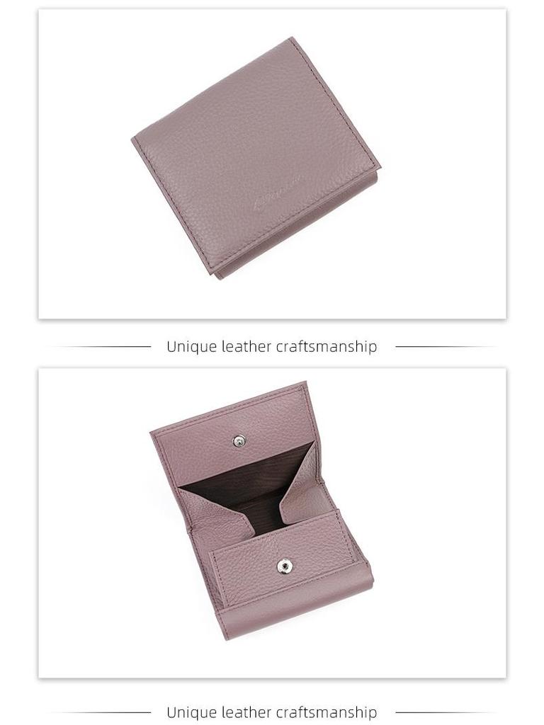 Женский кошелек и монетница из натуральной кожи