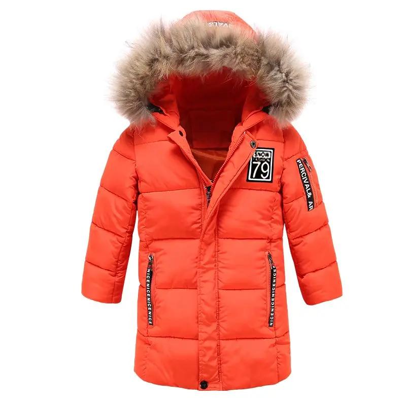 Детская зимняя куртка-пуховик, одежда для мальчиков, толстое теплое пальто с капюшоном, детская парка, зимняя одежда для подростков, верхняя одежда, зимний комбинезон для детей от 3 до 14 лет