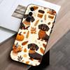 Dog Autumn Dachshund  Phone Case For Samsung Galaxy A73,A72,A71,A70,A53,A52,A51,Soft Silicone Black Cover