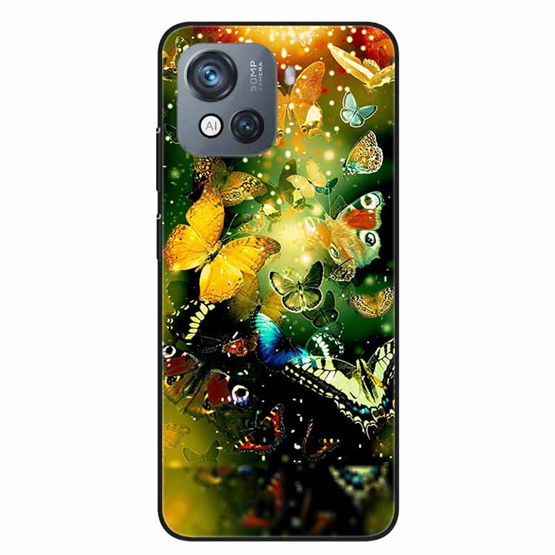 For Blackview Oscal C80 Case C 80 Marble Printing TPU Silicon Soft Phone Covers for Oscal C80 OscalC80 Back Cases Black Shells