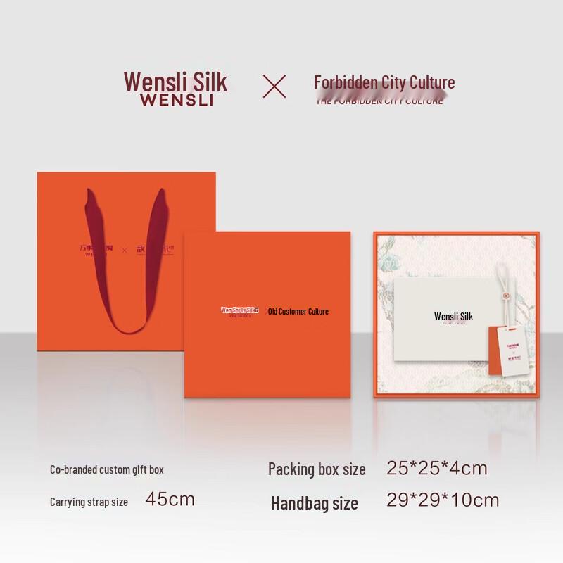 Wanshili X Forbidden City Twelve Flower Gods Mulberry Silk Scarf