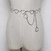 Gold Metal Belt Fashion Women's Silver Waist Chain Women's Heart Chain Belt Dress Accessories
