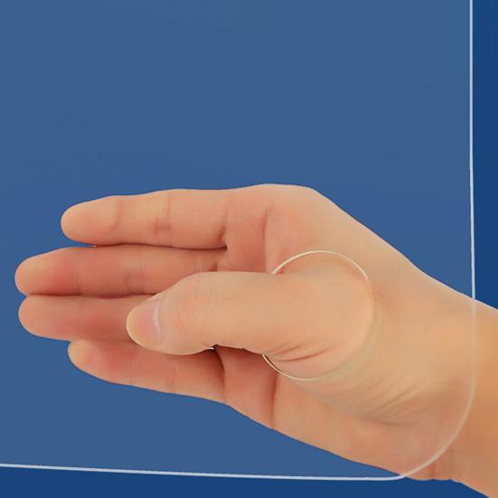 Палитра для рисования Прозрачная антипригарная удобная ручка Прозрачная акриловая масляная краска Лоток для смешивания пигментов с отверстием для большого пальца Студийные аксессуары