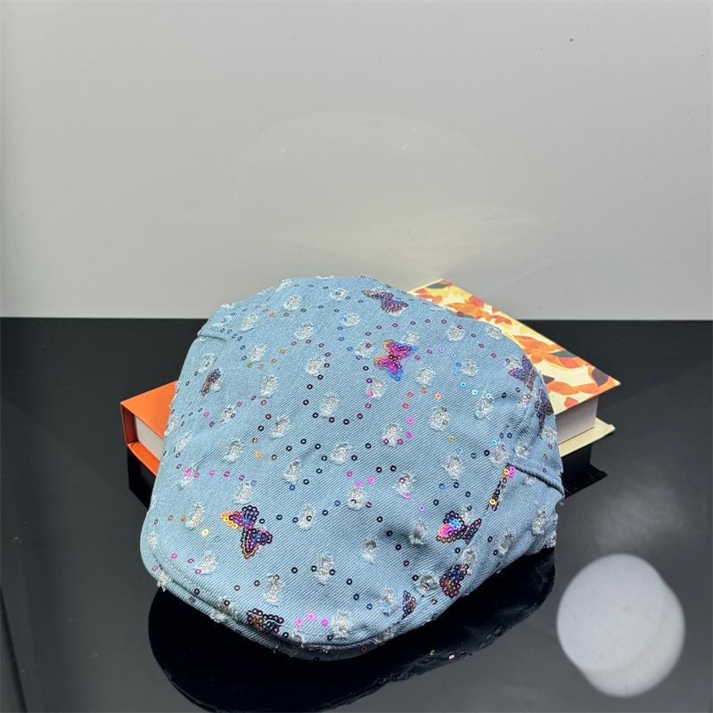 Корейская мода украшения берет уличная тенденция персонализированная мужская и женская короткая шляпа-солнцезащита вперед шляпа