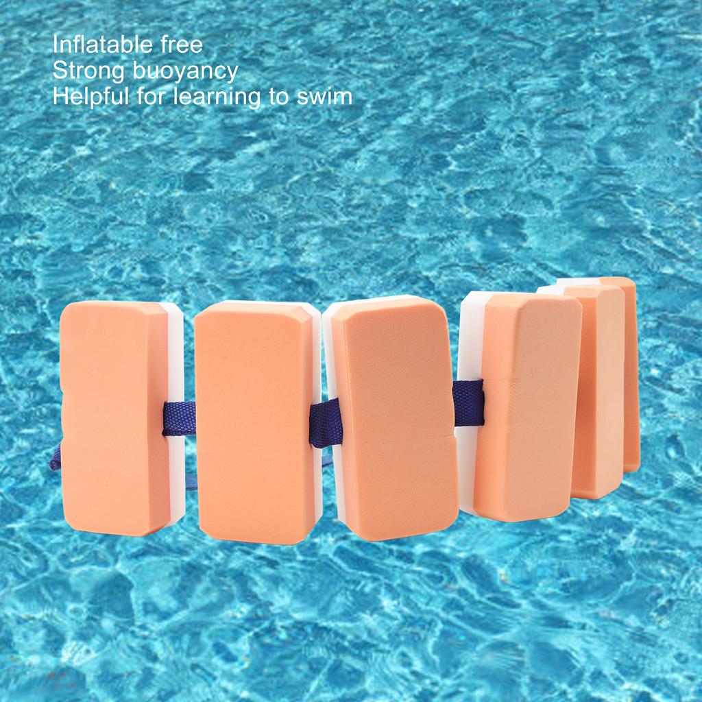 Пояс для плавания, детские плавучие ремни для бассейна, упражнения для тренировок, регулируемый пояс, оборудование, плавучий пояс с 6 овальными поплавками для детей, взрослых, начинающих
