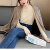 Autumn and Winter Women's Bottoming Shirt Knitwear Half High Neck Thin Section of The Inner Sweater Long-sleeved Tops