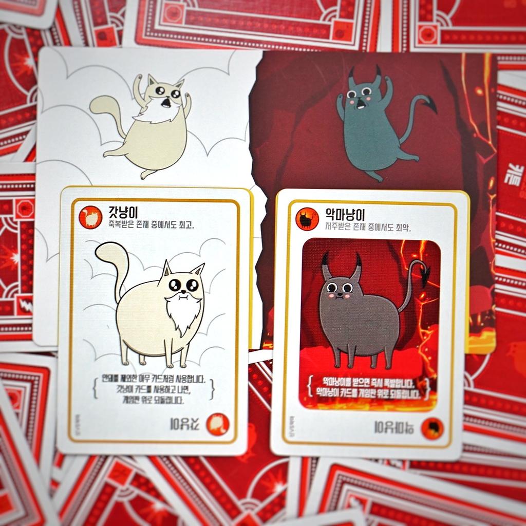 Exploding Kittens: Gods vs. Devils Netflix Series Party Game