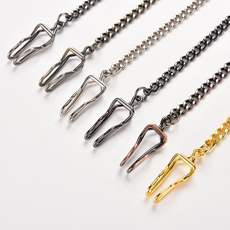 Новая 36,5 см бронзовая сплавная цепь для старинных кварцевых женских мужских винтажных карманных часов