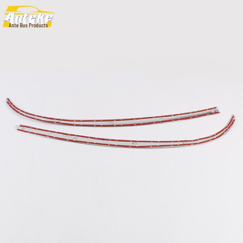 Suitable for 13 New Santa Fe Models, Rear Window Trim Triangle Chrome Wing Side Cover Sticker Enhancement.