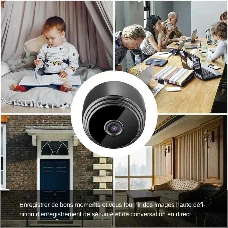 A9 HD WiFi камера безопасности Умный датчик Прямая трансляция Веб-видеонаблюдение Беспроводная камера для домашней безопасности