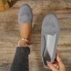 Новые большие одинарные туфли с сетчатой поверхностью Fly Woven Mesh, неглубоким носом, подъемом на одну ногу, ленивой плоской подошвой, повседневные женские туфли