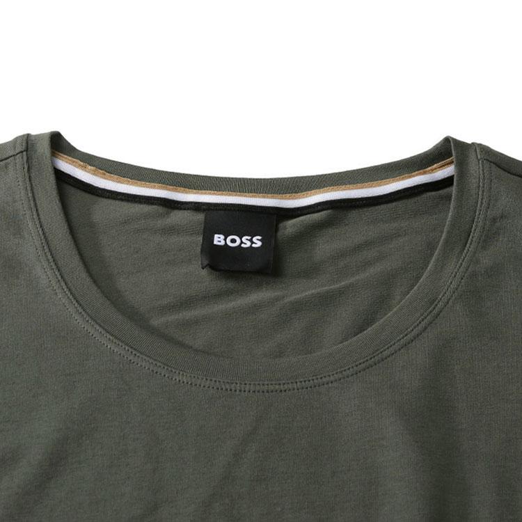 Hugo Boss logo-embroidered cotton T-shirt 50469605-343