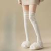 Autumn/Winter Women's Stockings Knee Thigh High Socks Fashion Trend Simple Solid Color Pure Cotton Long Tube Tight Leg Warm Sock