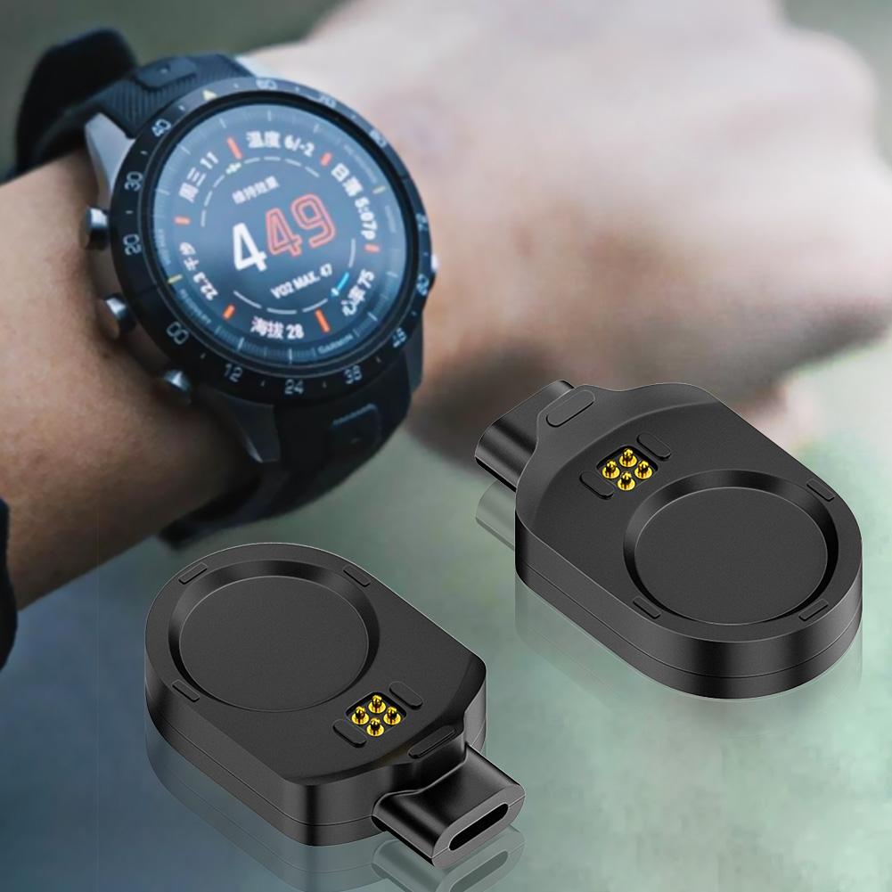 8-контактный/тип C для Garmin MARQ 2 MARQ (Ген 2) Зарядное устройство для часов Адаптер Стабильный Зарядный кабель Конвертер Plug and Play для дома Путешествий