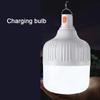 LED Rechargeable Light Bulb Night Market Outdoor Camping Home Use Super Bright Rain Proof Rechargeable Emergency Light