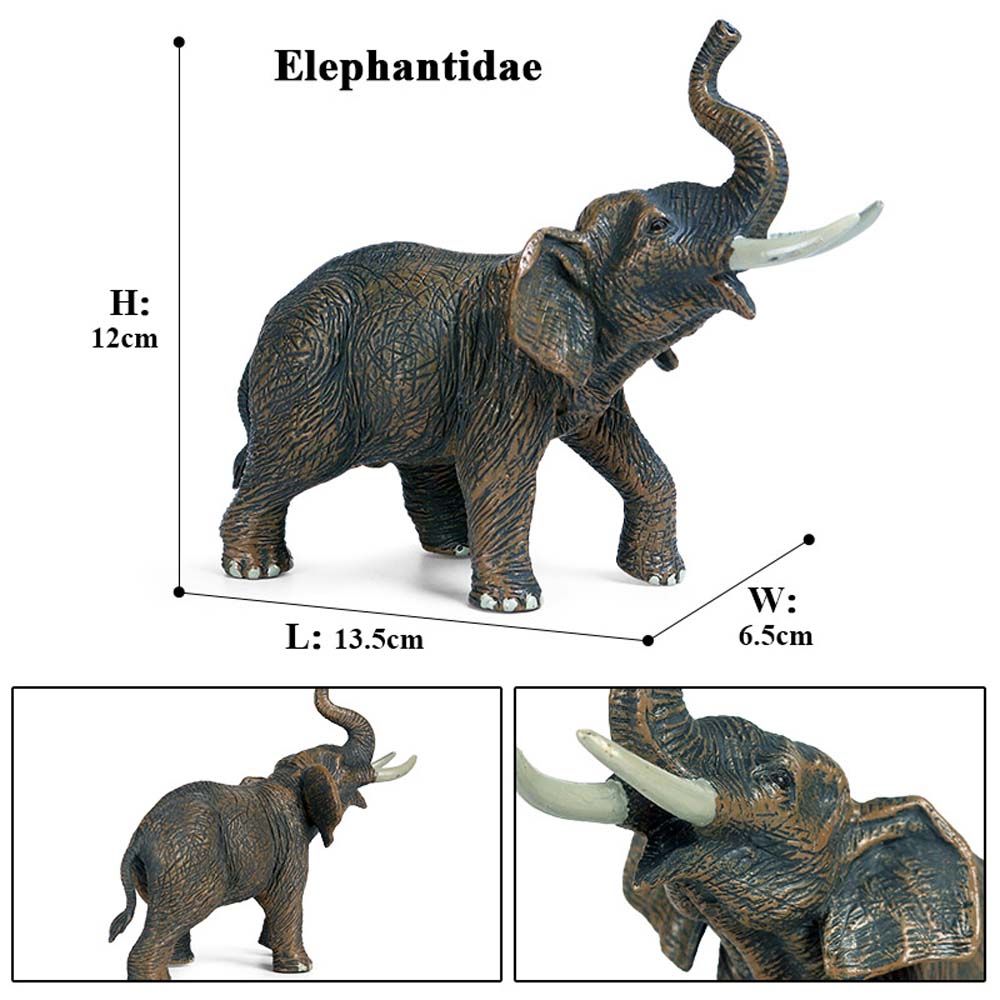 Miniatures Elephant Microlandscape Cheetah Animal Model Children Gift Kid Toy Action Figures