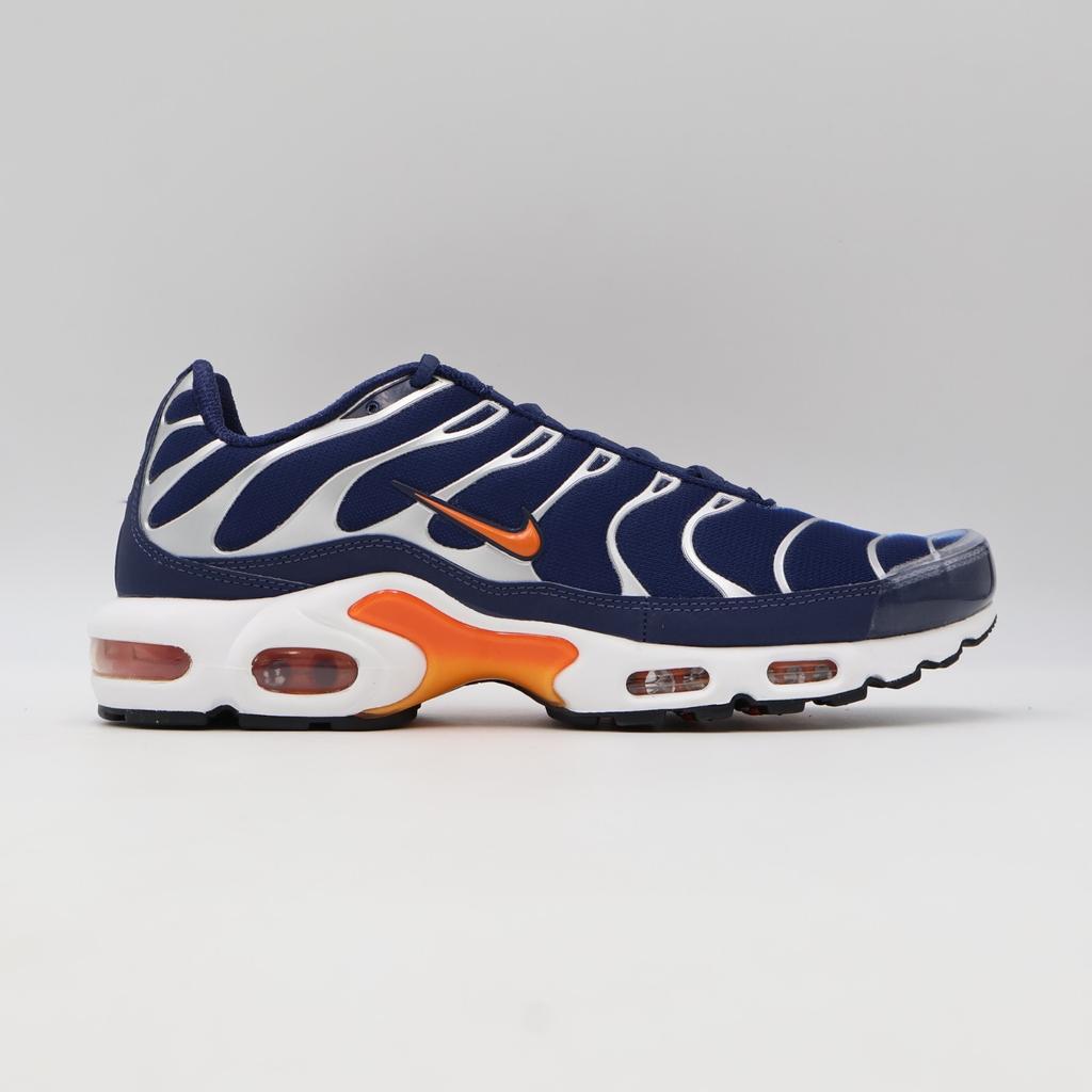 IQ0286-410 Nike Air Max Plus Синий Оранжевый (Мужской)