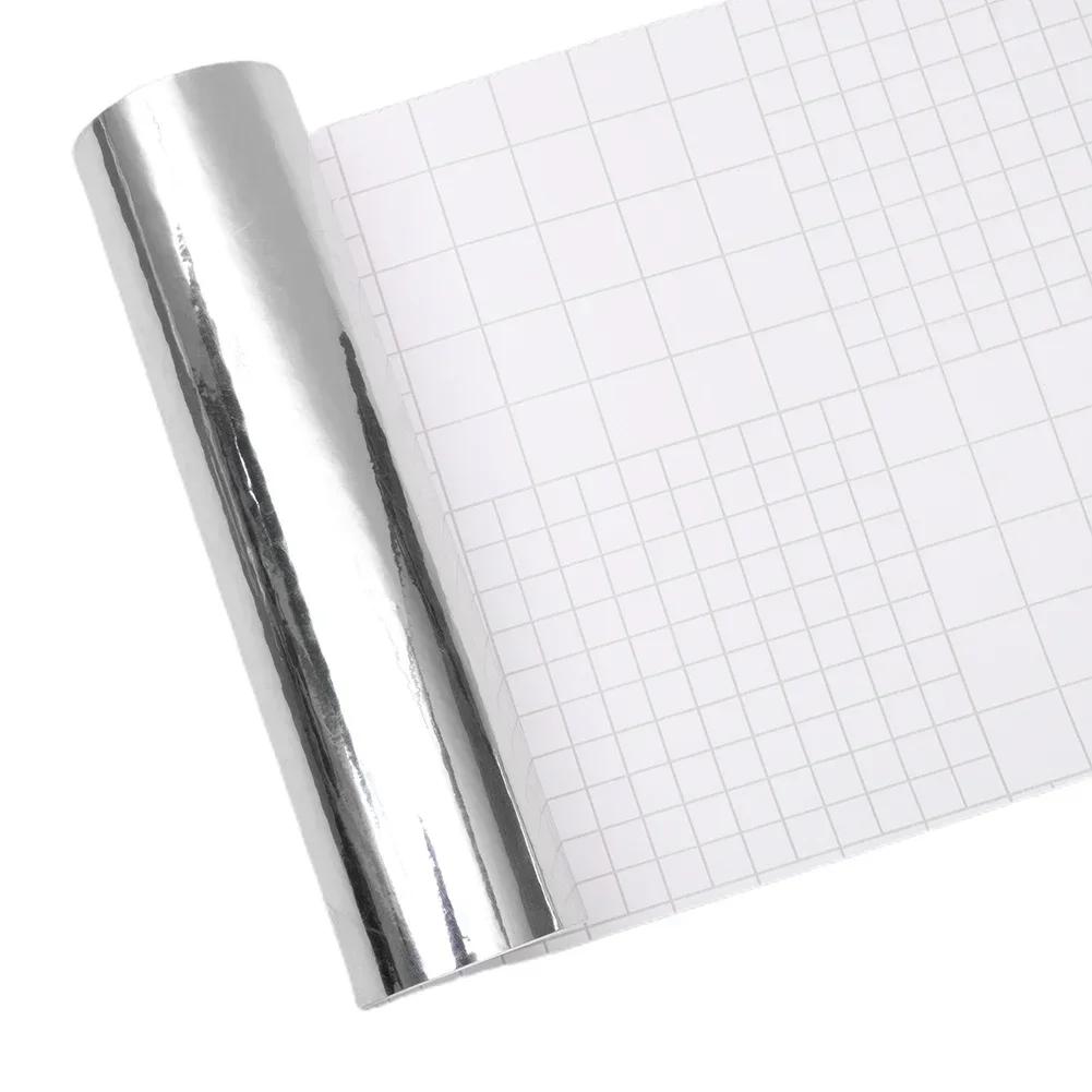 8x60 дюймов автомобильная наклейка обертка аксессуары авто хромированная наклейка легко режется пленка с высокой адгезией замена зеркала серебристый