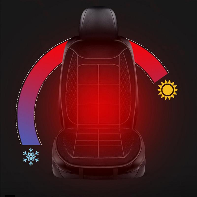 Универсальная автомобильная подушка с подогревом, мягкая, короткая, плюшевая, быстросохнущая, электрическая, защитная подушка для сиденья автомобиля, чехол для подушки, автомобильная поставка