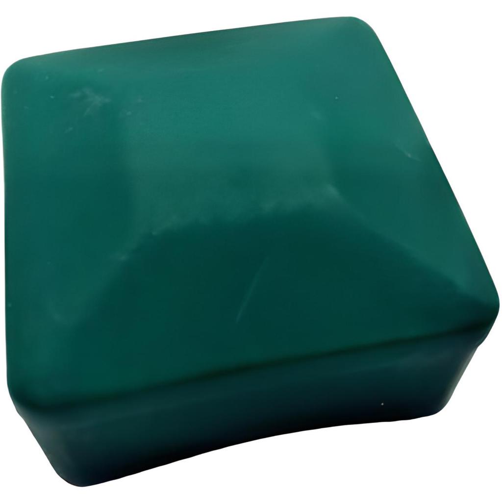 External end cap for profile, cap, roof, 40x40, 20 PCS, GREEN