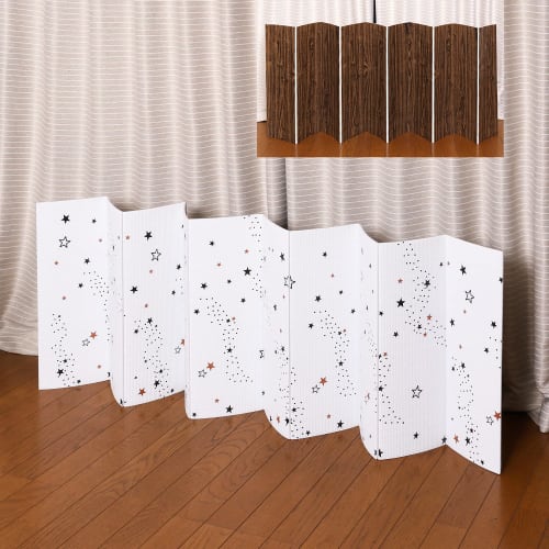 Astro Heat Shield Board, Reversible, Wood Grain and Star Pattern, 200x60cm, Insulation Board, Blackout Panel, Window Protection, Sun Protection, Preve