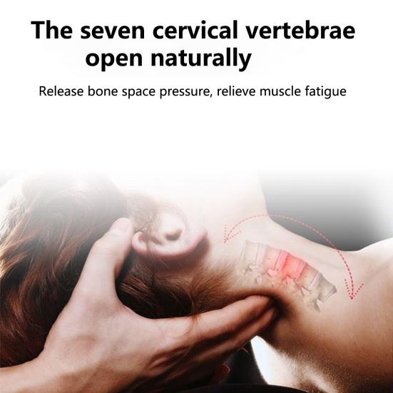 Массажная подушка Прочная терапевтическая подушка для снятия усталости шейного отдела позвоночника, расслабляющая массажная подушка для шеи для дома