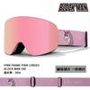 Magnetic Ski Goggles Double Lens Anti-Fog Windproof Snow Sports Eyewear Adults With Prescription Compatibility