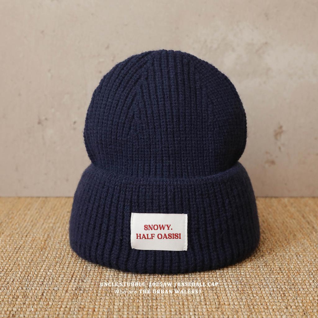 Thickened Warm Hats for Men and Women Korean Style Casual Versatile Ear Protection Woolen Hats Showing Faces for Young Couples Knitted Hats