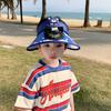 Summer Outdoor Children's Fan Hat Sun Protection Cartoon Air Top Hat Big Brim UV Sun Hat Primary School Student