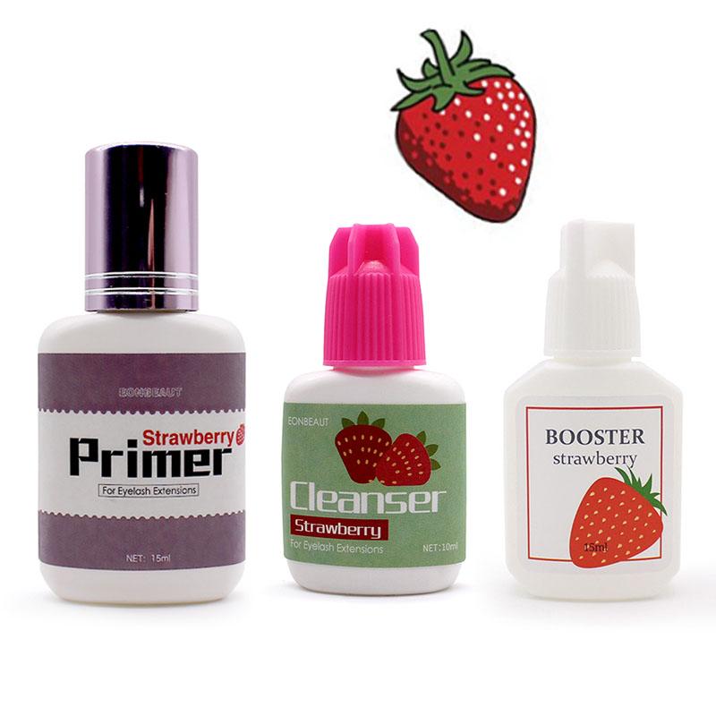 eonbeaut Primer Clear Glue 15ml Strawberry Booster Korea Original Eyelash Extension Professinal Cleanser Clear Glue Adhesive