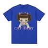 Melanie Martinez cry baby multfilm grafikali futbolka erkaklar ayollar uchun yoqimli retro harajuku moda futbolkalar 100% paxta katta o'lchamli futbolka