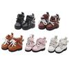 Mini Doll Shoes Chain Shoes High-top PU Shoes For American Paola Reina Doll&1/6 BJD Blythe EXO Doll Boots Girl`s Gift