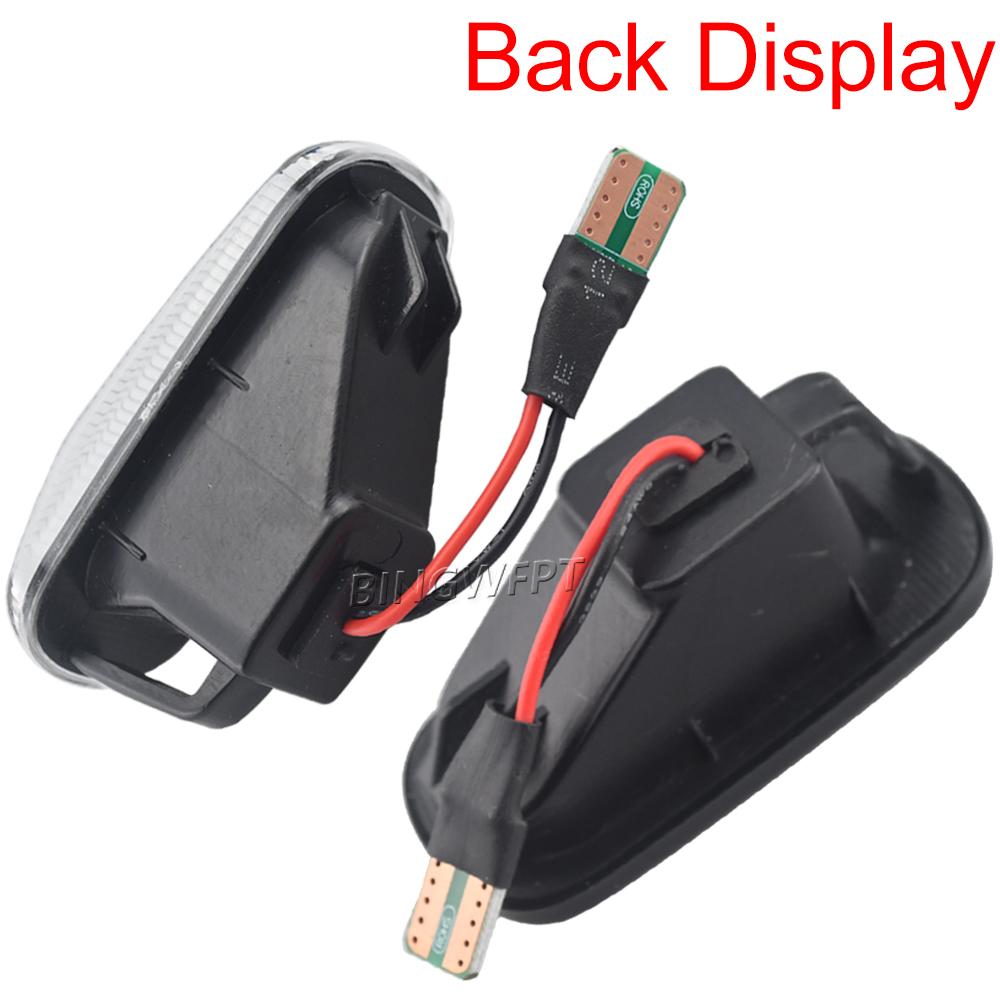 2pcs For Honda Stream S2000 CR-V HR-V Civic City Fit Jazz Accord Repeater Signal Light Dynamic Side Marker Turn Signal Light
