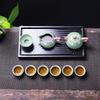 Chinese Ge Kiln 10-Piece Stone Tea Set