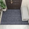Striped Anti-slip Waterproof Door Mat Durable Dustproof Outdoor Entrance Mat Easy To Clean Can Be Cut Design Seven