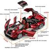 1/18 Модель спортивного автомобиля Pagani Huayra Cool из сплава, Имитация деталей интерьера, Крутое освещение и звуковые эффекты, Изысканные настольные украшения