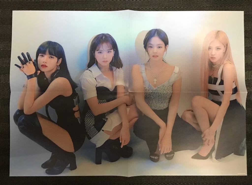 [USED] BLACKPINK KILL THIS LOVE JP Poster PINK 5 Sheets