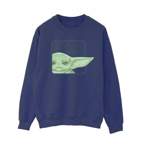 Star Wars Womens/Ladies The Mandalorian Grogu Box Sweatshirt