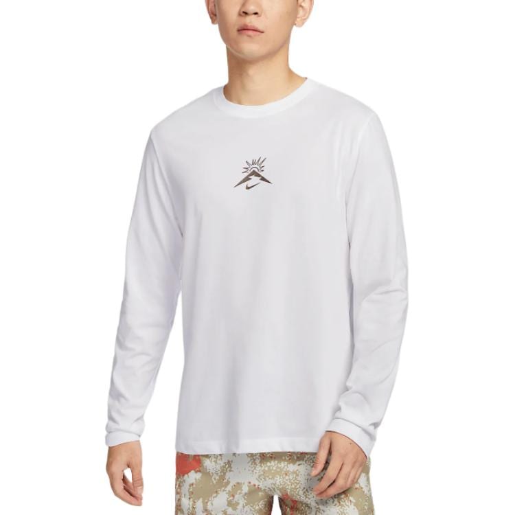Nike Мужская футболка для бега с длинным рукавом Trail Dri-FIT HJ3602-100