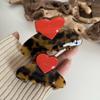 Ацетатная заколка для волос Love Barrette Creative Hair Claw Clip Women