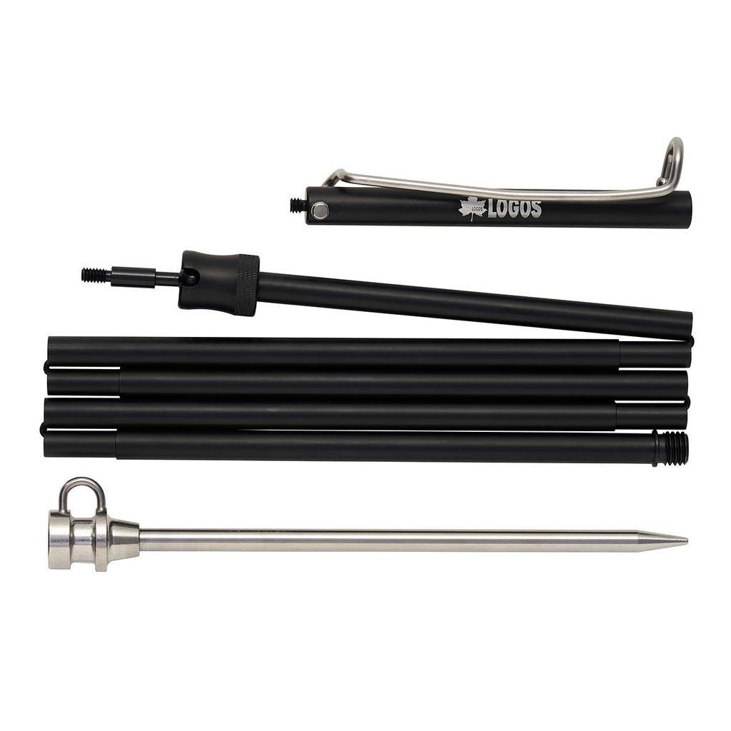 LOGOS Earth Stick Lantern Pole 71905004 Black (Approx.) Width 15