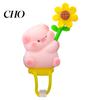 Non-drilling Car Mount Ornament Cartoon Windmill Decoration with Soft Doll Cute Rotary for Dashboard Universal Buckle Accessory Handlebar &