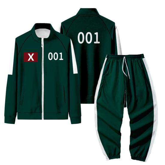 Мужской костюм для косплея, комплект из спортивной толстовки с длинными рукавами и эластичным поясом, комплект брюк для косплея