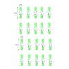 10/30PCS Christmas Tree Elk Goves Wood Clips Snowflake Mini Wooden Clothespins Photo Frame Paper Pegs New Year DIY Craft Clips