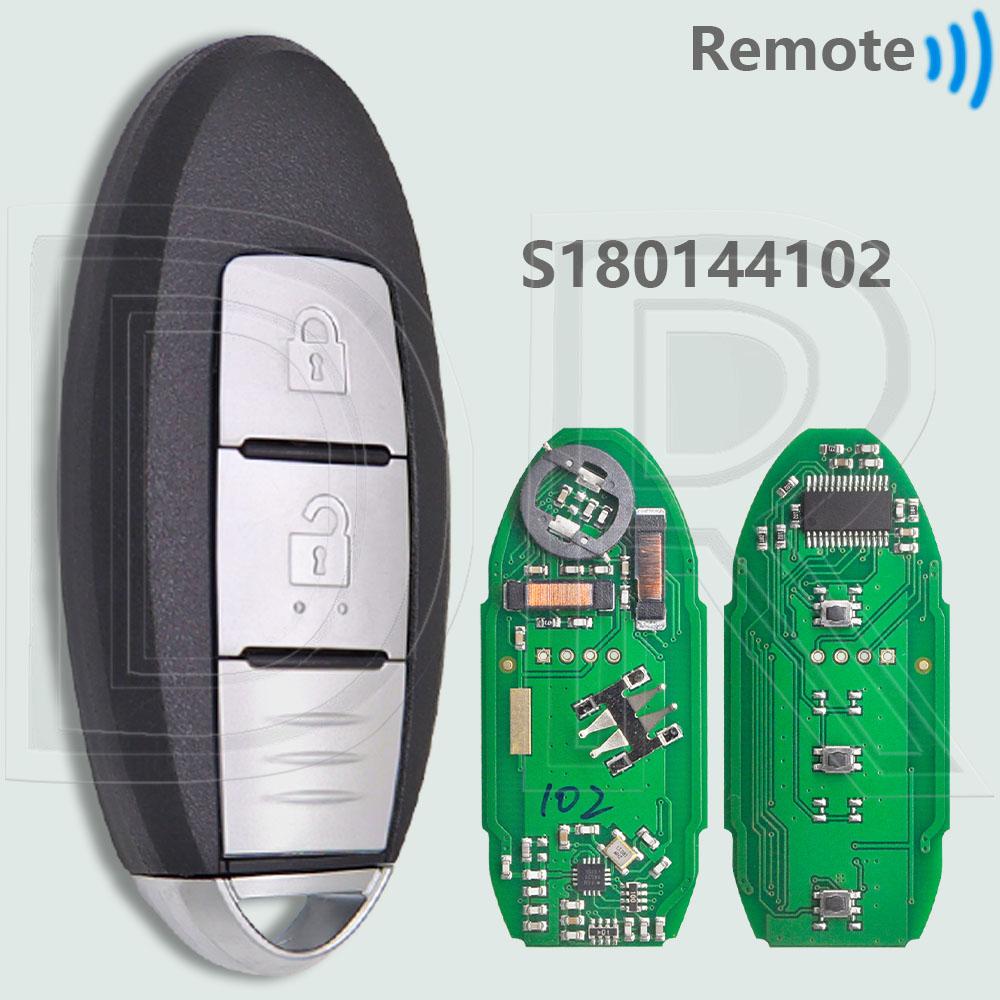 DR KR5S180144106 S180144105 S180144106 4A PCF7953M Чип 433 МГц Бесключевой Доступ Автомобильный Дистанционный Ключ Для Nissan Rogue X-Trail 2014 2015 2016