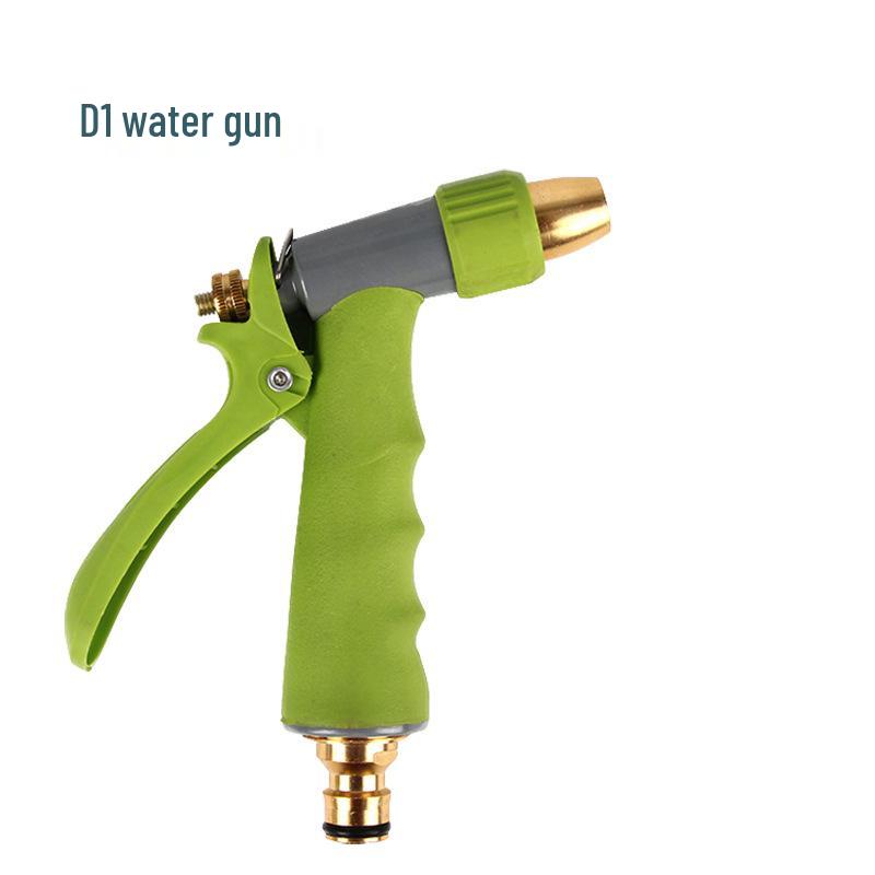 Полностью медный высоконапорный пистолет-распылитель для автомойки и насадка-щетка