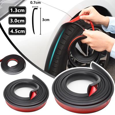 Универсальная автомобильная колесная арка, расширители крыльев, защитная накладка для бровей, губ, брызговик, защита от брызг, наклейка, комплект кузова для модели Tesla