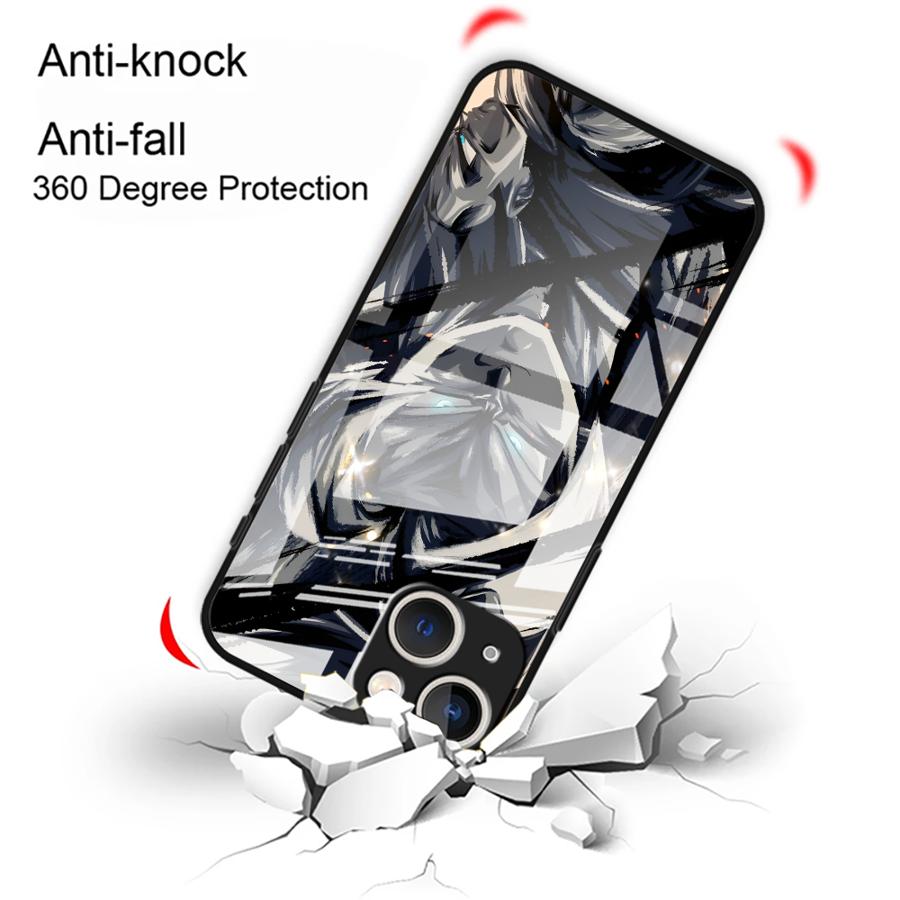 Чехол-накладка D-ragonS B-allS Goku из стекла для iPhone 17 Pro Max 12 XR 8 14 11 16 Air 13 15 Plus