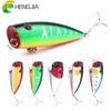 1 шт., Hengjia, 9 г/7 см, рыболовная приманка-поппер, реалистичная пластиковая жесткая приманка для окуня форели для рыбалки
